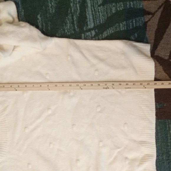 Eloquii Ee Bobble Sweater Cream Winter Office Sweater Sise 18/20 - Picture 10 of 11